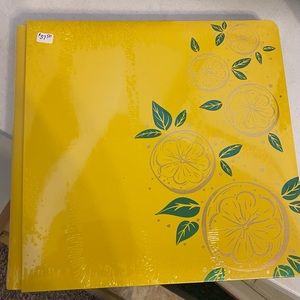Creative Memories lemon yellow true 12x12 coverset.